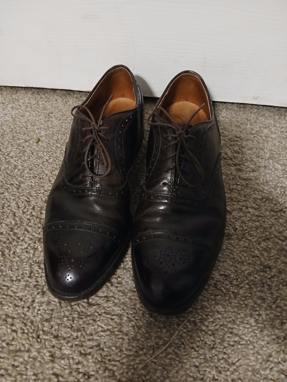 Mens Alden New England Leather Shoes Size 10.5